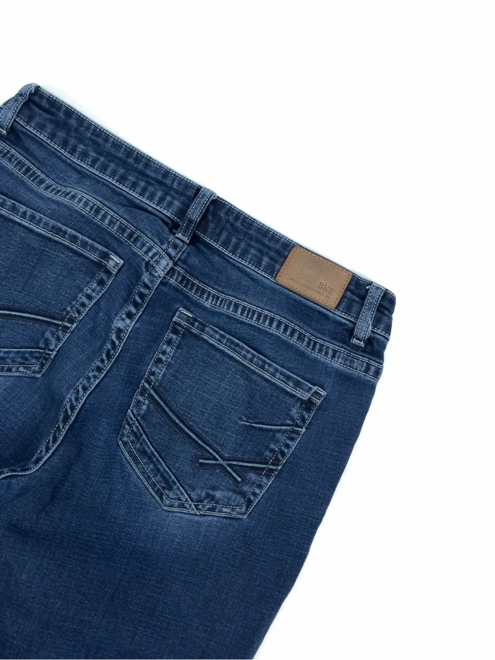 BKE Jeans Payton Mid Rise Bootcut Stretch Womens 30/31.5 (Tag 29/33.5) Dark Wash
